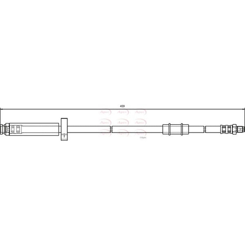 Apec Brake Hydraulic Hose Line Front HOS3231
