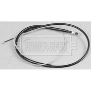 Borg & Beck Handbrake Cable Left Rear BKB2426