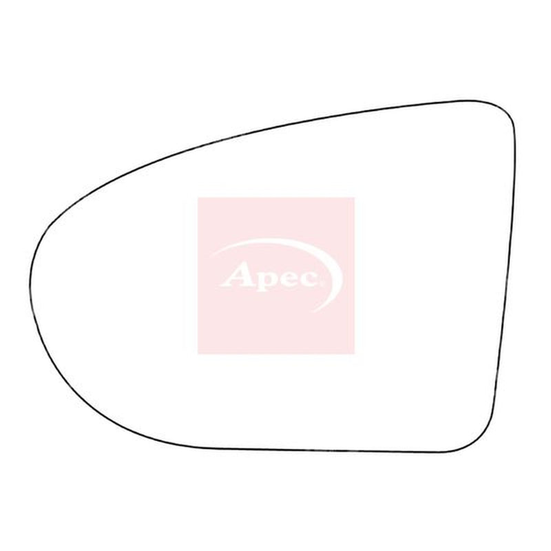 Apec Exterior Wing Mirror Glass Left AMS2153