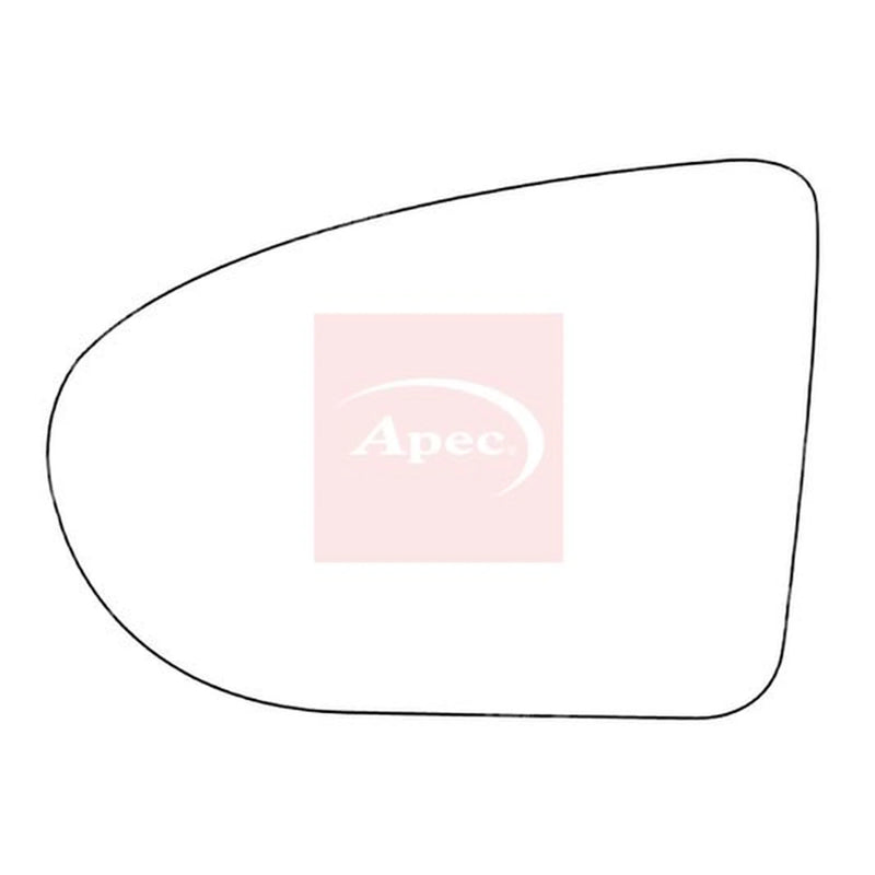 Apec Exterior Wing Mirror Glass Left AMS2153