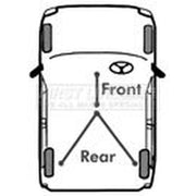 First Line Handbrake Cable Left Rear FKB3068
