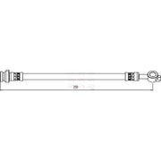 Apec Brake Hydraulic Hose Line Rear Right HOS4059