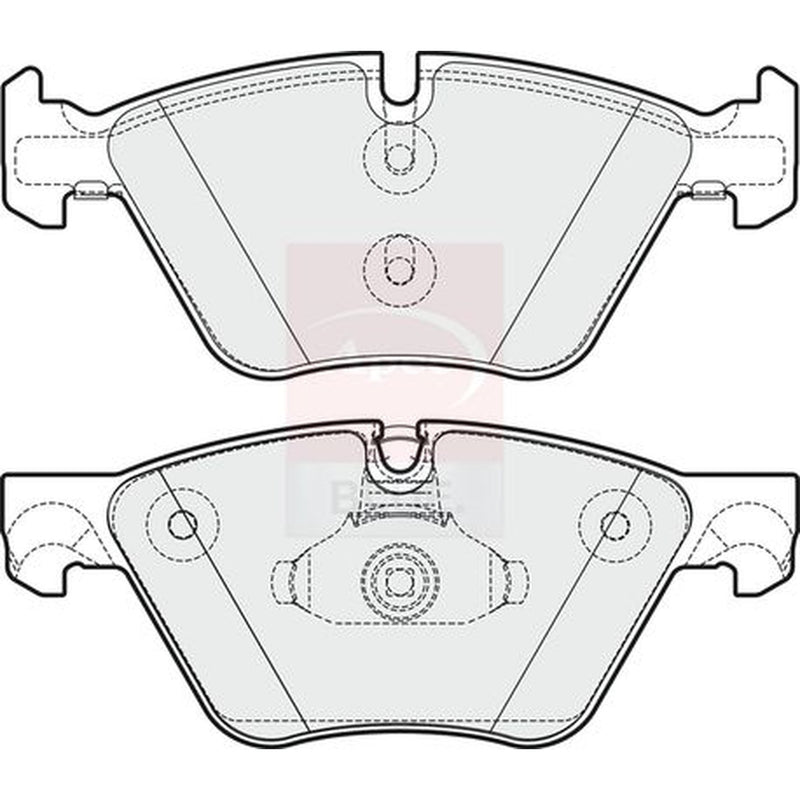 Apec Front Brake Pad Set PD3349