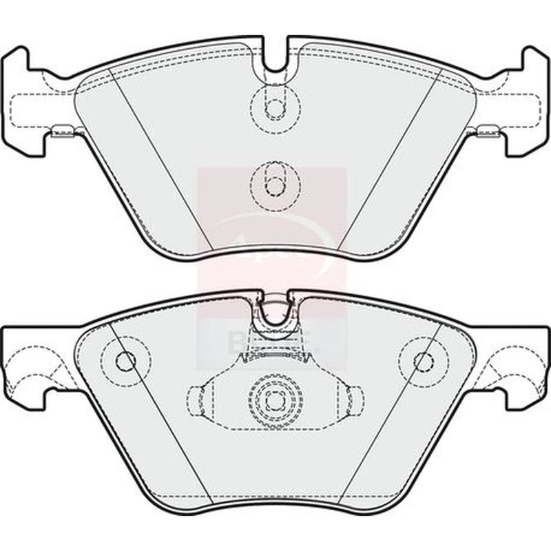 Apec Front Brake Pad Set PD3349