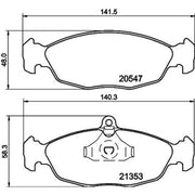 Mintex Front Brake Pad Set MDB1556