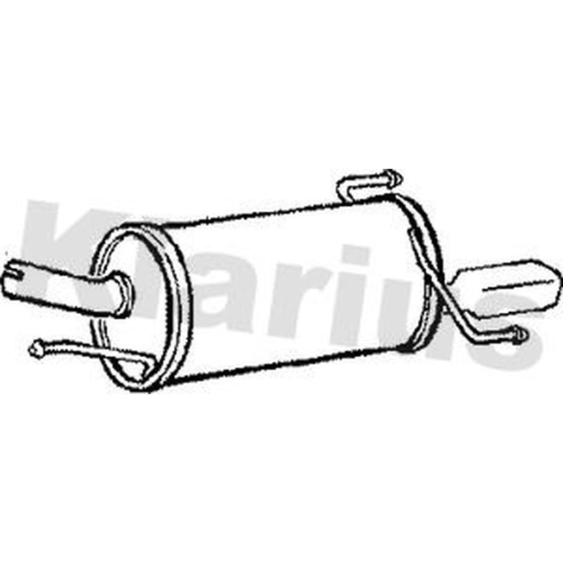 Klarius Box With Tail Pipe Rear GM435L