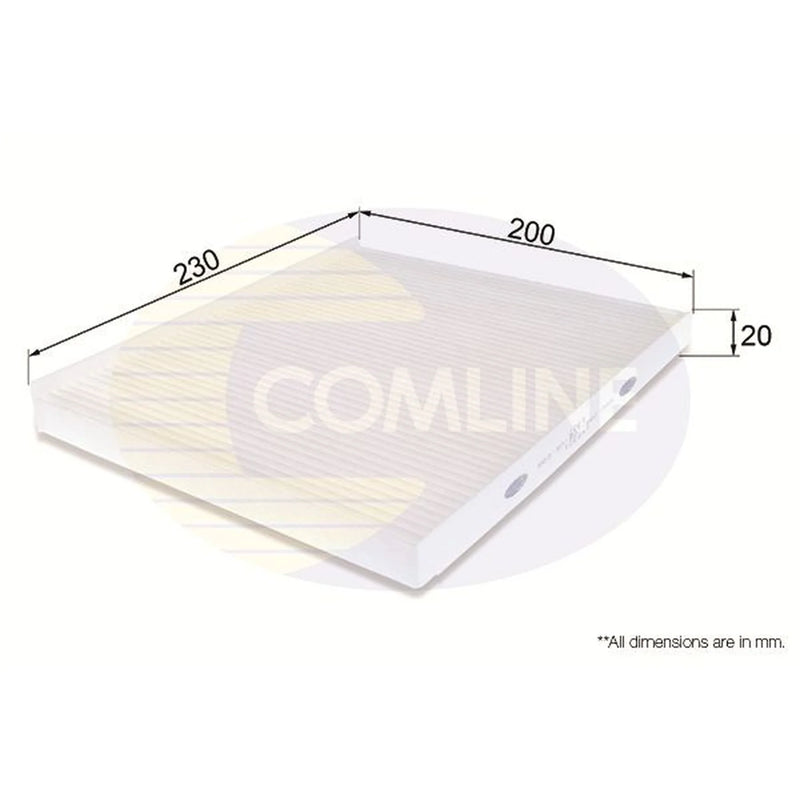 Comline Cabin Air Filter (Pollen Filter) EKF321