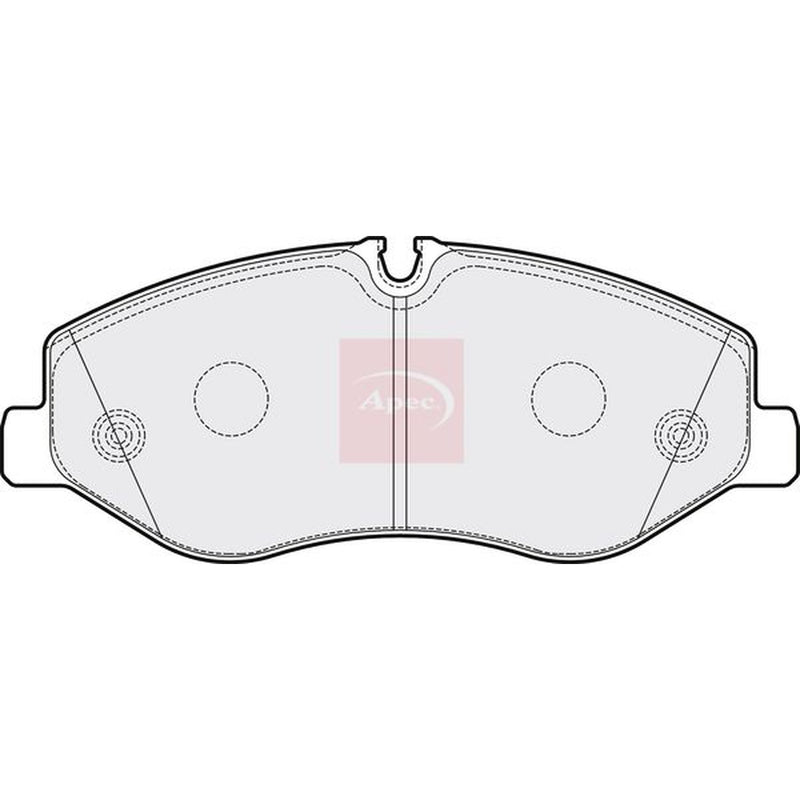Apec Front Brake Pad Set PAD2051