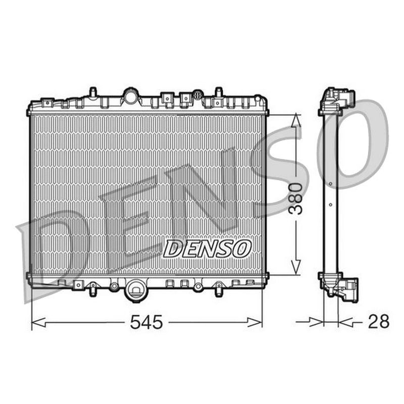Denso Engine Radiator DRM07056