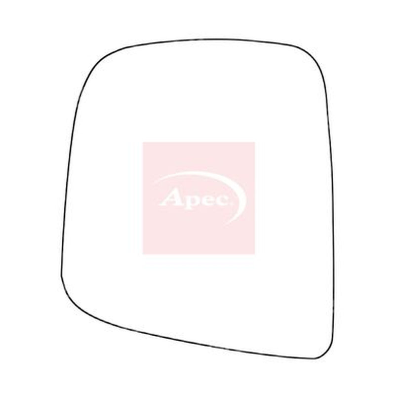Apec Exterior Wing Mirror Glass Left AMS2647