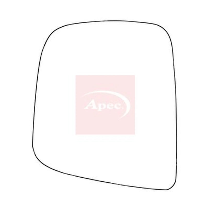 Apec Exterior Wing Mirror Glass Left AMS2647