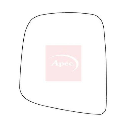 Apec Exterior Wing Mirror Glass Left AMS2647