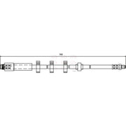 Apec Brake Hydraulic Hose Line Front HOS3668