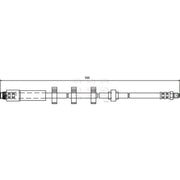 Apec Brake Hydraulic Hose Line Front HOS3668