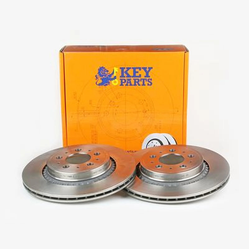 Key Parts 2 x Vented Rear Brake Discs KBD4390
