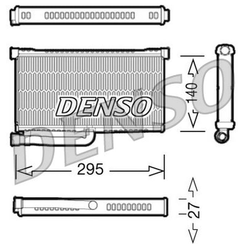 Denso Heater Matrix Core Heat Exchanger DRR02004