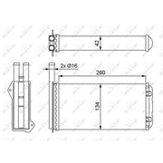 NRF Heater Matrix Core Heat Exchanger 52220