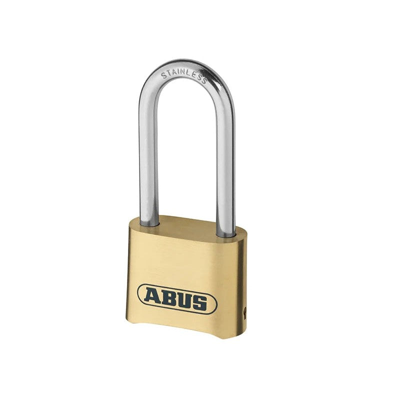 ABUS Mechanical 180IB/50HB63 50mm Brass Body Combination Padlock Long Shackle