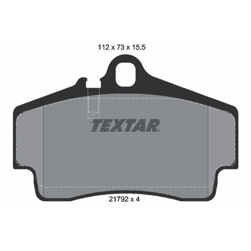 Textar Rear Brake Pad Set 2179203