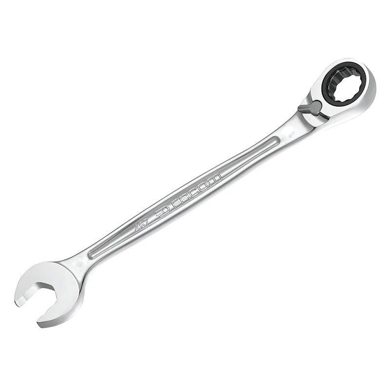 Facom 467B.19 Anti Slip Combination Ratcheting Spanner 19mm - 467B.19