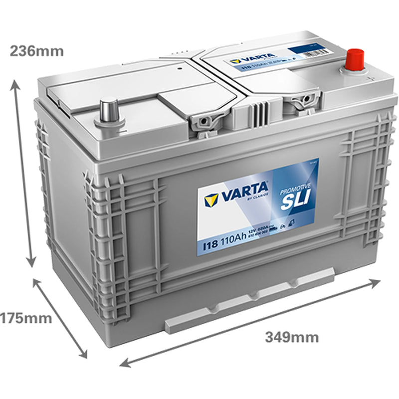 Varta Battery 12V 110Ah 680A 610404068K182