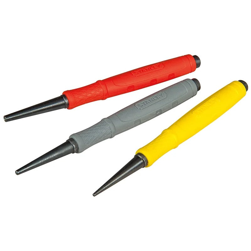 STANLEY® Hand Tools DynaGrip™ Nail Punch Set, 3 Piece - 0-58-930
