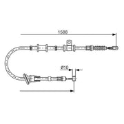 Bosch Handbrake Cable Right Rear 1 987 482 246