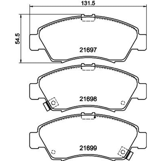 Mintex Front Brake Pad Set MDB1615