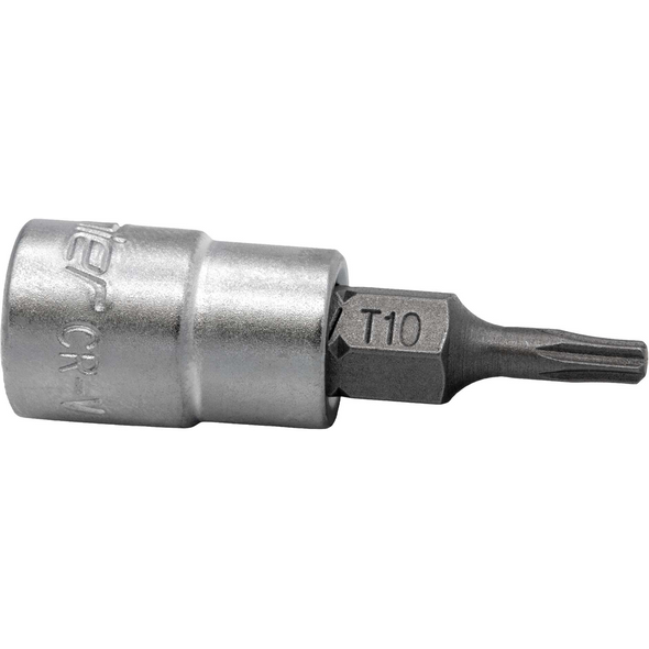 Sealey 1/4"Dr Trx-Star Socket Bit T10 (Micro Satin Finish)