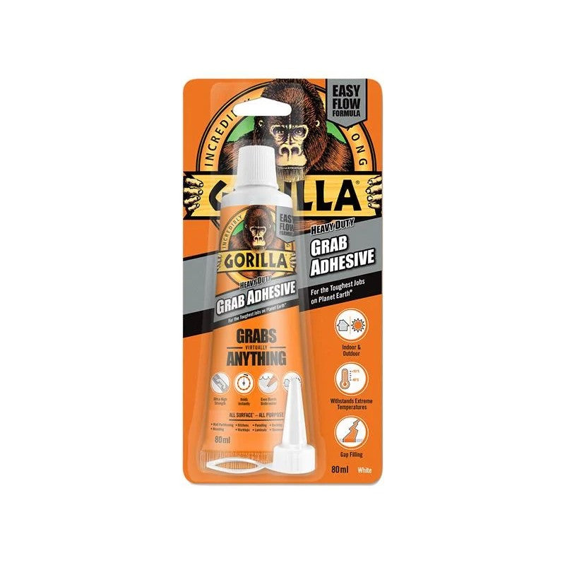 Gorilla Glue Gorilla® Heavy-Duty Grab Adhesive White 80ml - 2044301
