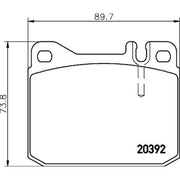 DON Front Brake Pad Set PCP1311