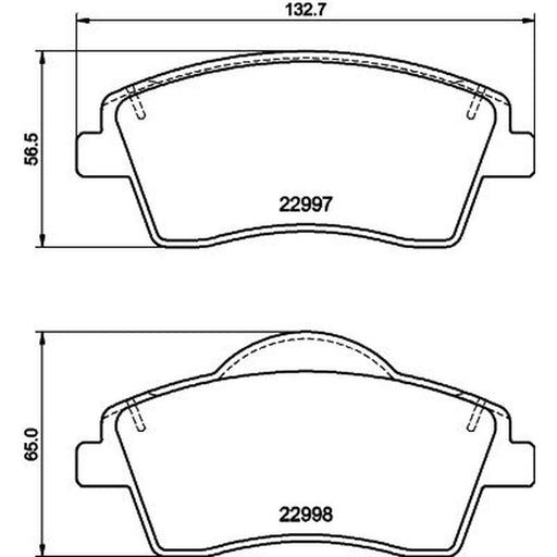 DON Front Brake Pad Set PCP2152