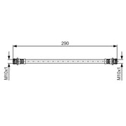 Bosch Brake Hydraulic Hose Line Rear 1 987 481 502