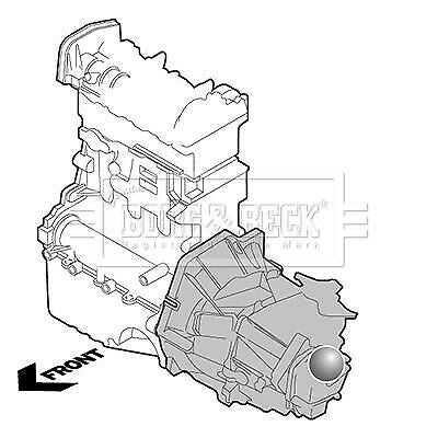BORG & BECK BEM3959 Engine Mounting Left N/S Passenger For Renault Espace Laguna Borg & Beck - Town Parts
