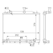 NRF Engine Radiator 550015