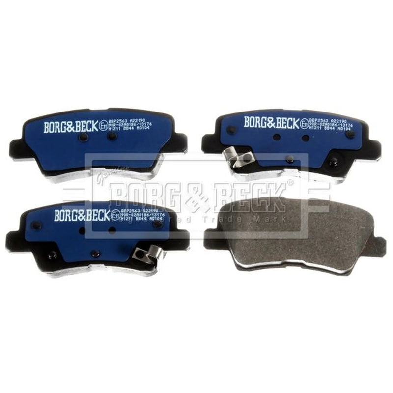 Borg & Beck 4 x Rear Brake Pad Set BBP2563