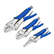 Draper Self Grip Pliers Set 3 Piece - Chrome Vanadium Steel
