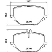 Mintex Rear Brake Pad Set MDB3474