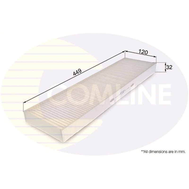 Comline Cabin Air Filter (Pollen Filter) EKF180