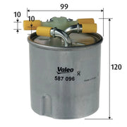 Valeo Fuel Filter Element 587096