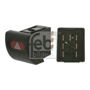 Febi Hazard Warning Light Switch Dashboard 7 Connectors 01565