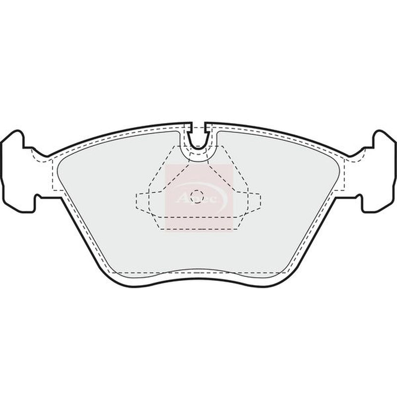 Apec Front Brake Pad Set PAD596