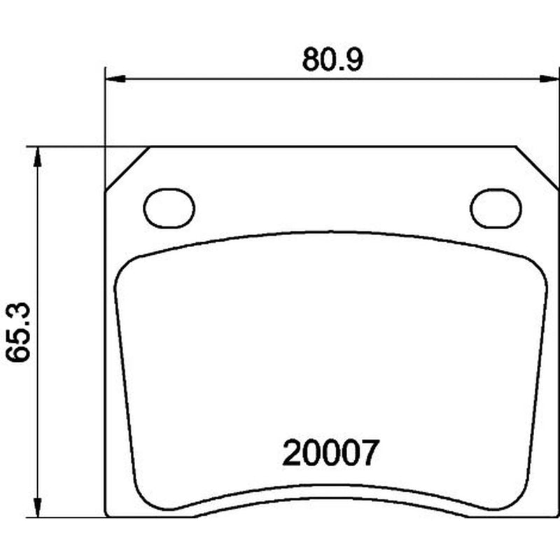 Mintex Rear Brake Pad Set MGB521