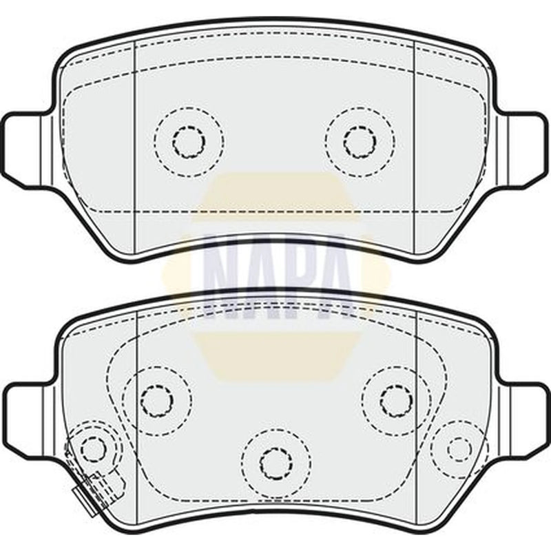NAPA Rear Brake Pad Set NBP1618