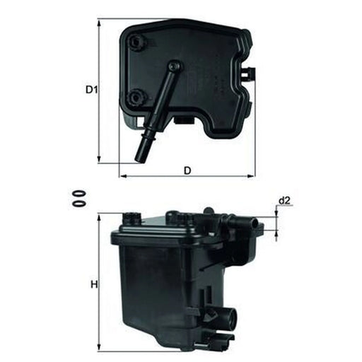 Mahle Fuel Filter Element KL 431D