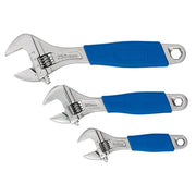 Draper Crescent-Type Adjustable Wrench Set 3 Piece