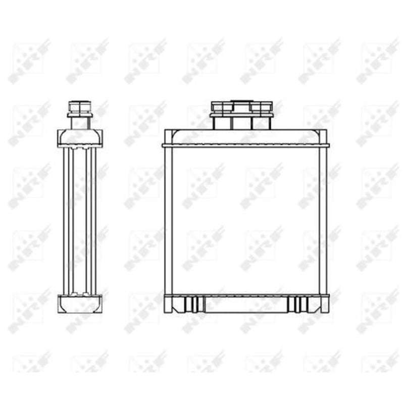 NRF Heater Matrix Core Heat Exchanger 53558