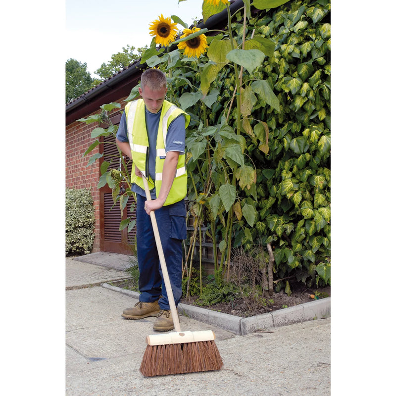 Draper Yard Broom 330mm Polypropylene Head with 137cm Shaft
