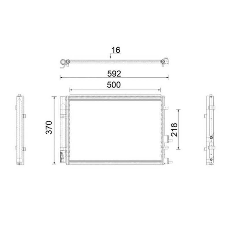 Mahle Air Conditioning Condenser AC 920 000P