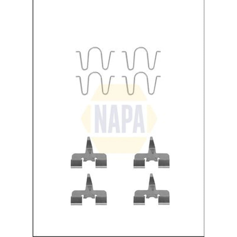 NAPA Brake Pad Accessory Fitting Kit Rear NFK1327